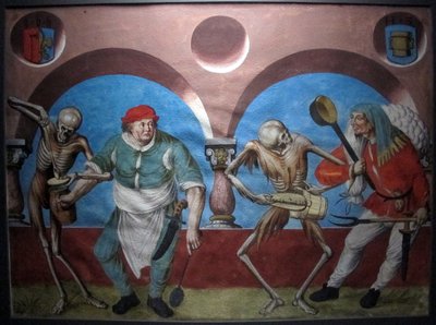 Copy of the Lost Danse Macabre by M. Manuel from the Dominican Cemetery of Bern (1512-20) by Albrecht Kauw